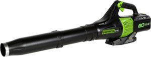 Greenworks - 80-Volt 150 MPH / 500 CFM Blower (Battery and charger not included) - green - Front_Zoom