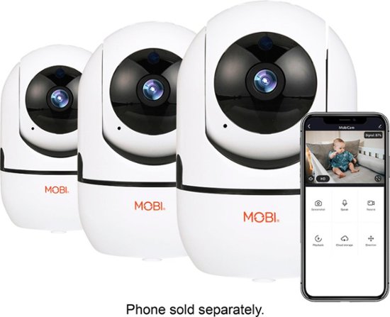 However Quadrant Daytime MOBI MobiCam HDX Smart HD Pan & Tilt Wi-Fi Baby Monitoring Camera with  2-way Audio and Powerful Night Vision 3-Pack 70293 - Best Buy
