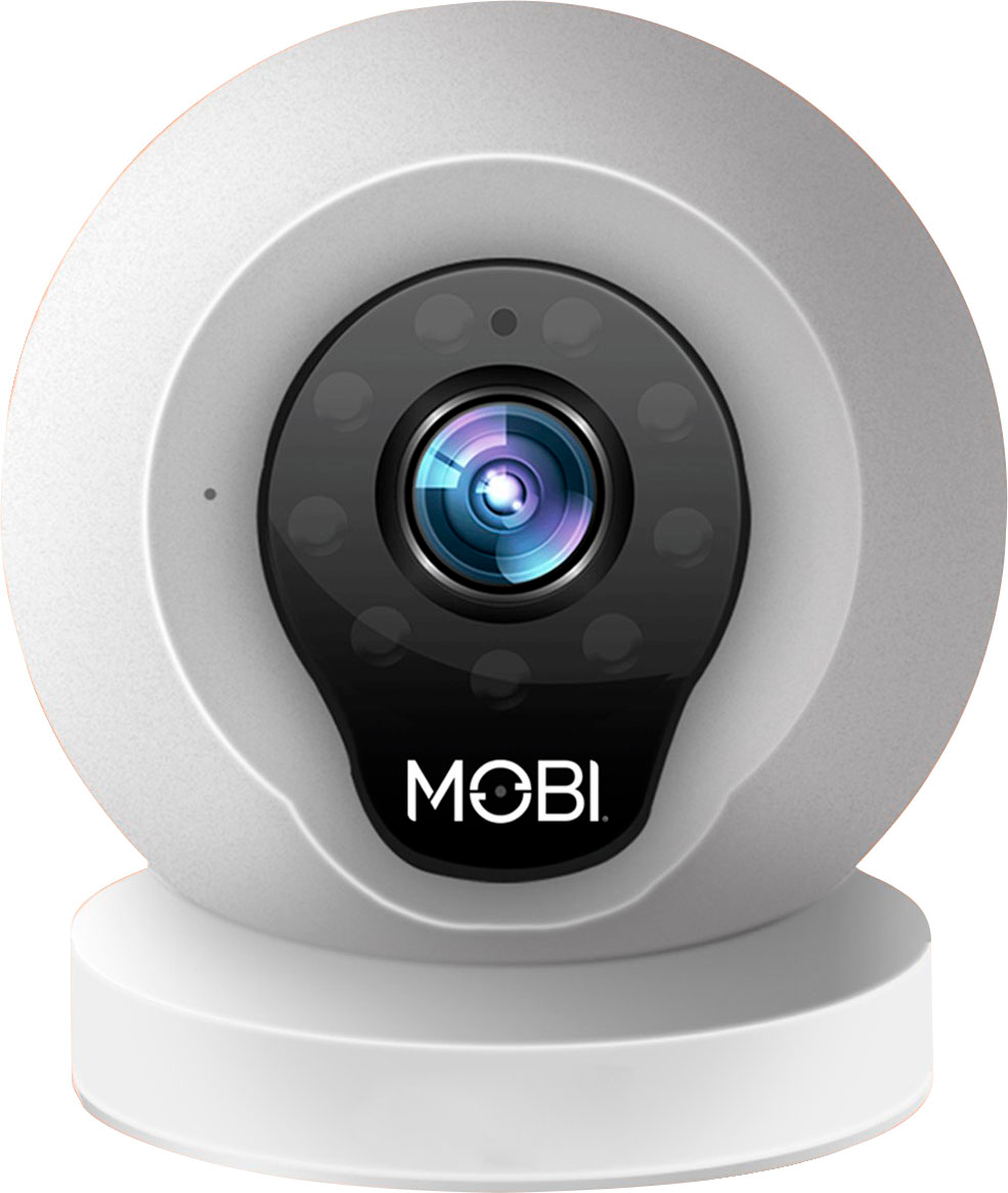 Angle View: MOBI - MobiCam Multi-Purpose Smart HD Wi-Fi Baby Camera Monitor with 2-way Audio, Recording, and motion detection