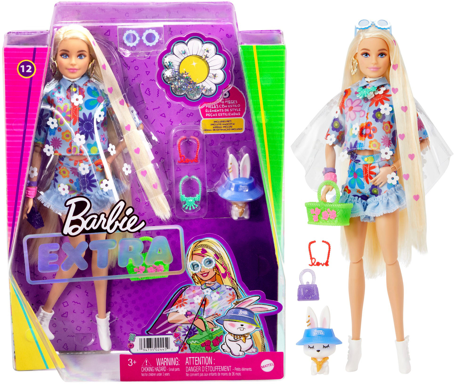Barbie Extra Fashion Doll Unboxing Review Dolls 1 2 & 3