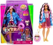 Front Zoom. Barbie - Extra Doll Basketball Jersey.