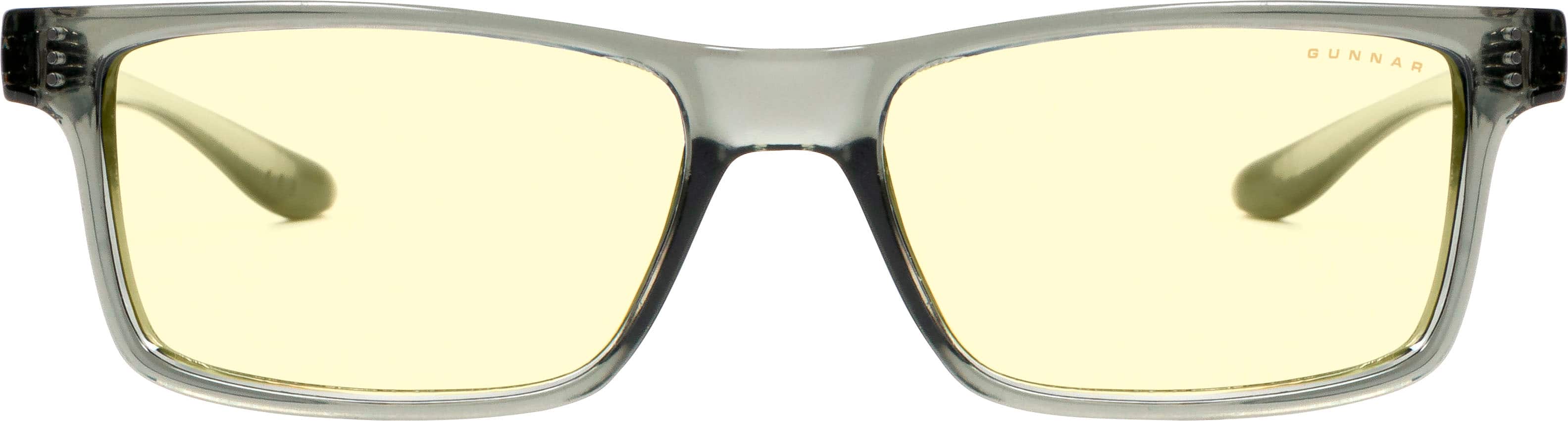 Front. GUNNAR - Blue Light Reading Glasses - Vertex +1.0 - Gray Crystal.