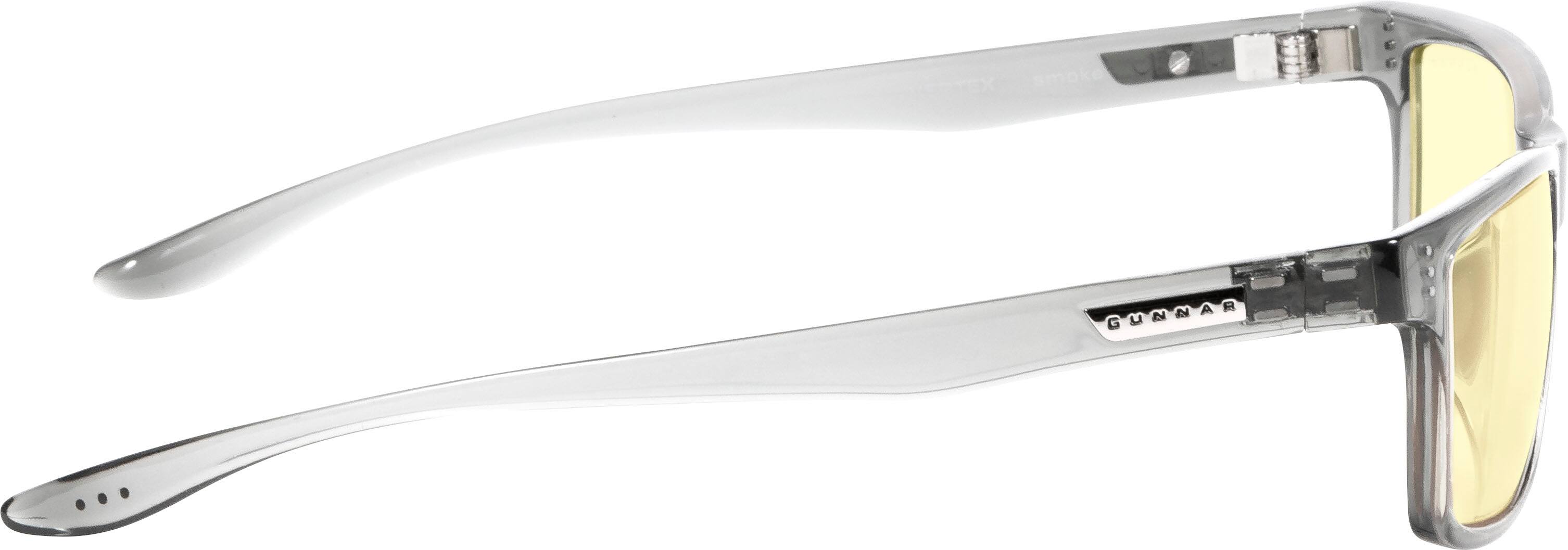 Angle. GUNNAR - Blue Light Reading Glasses - Vertex +2.0 - Gray Crystal.