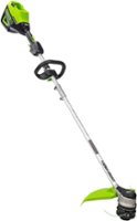 Greenworks - 80-Volt 16-Inch Cutting Diameter Straight Shaft Grass Trimmer (Battery Not Included) - Green - Front_Zoom