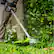 Alt View 21. Greenworks - 80-Volt 16-Inch Cutting Diameter Straight Shaft Grass Trimmer (Battery Not Included) - Green.