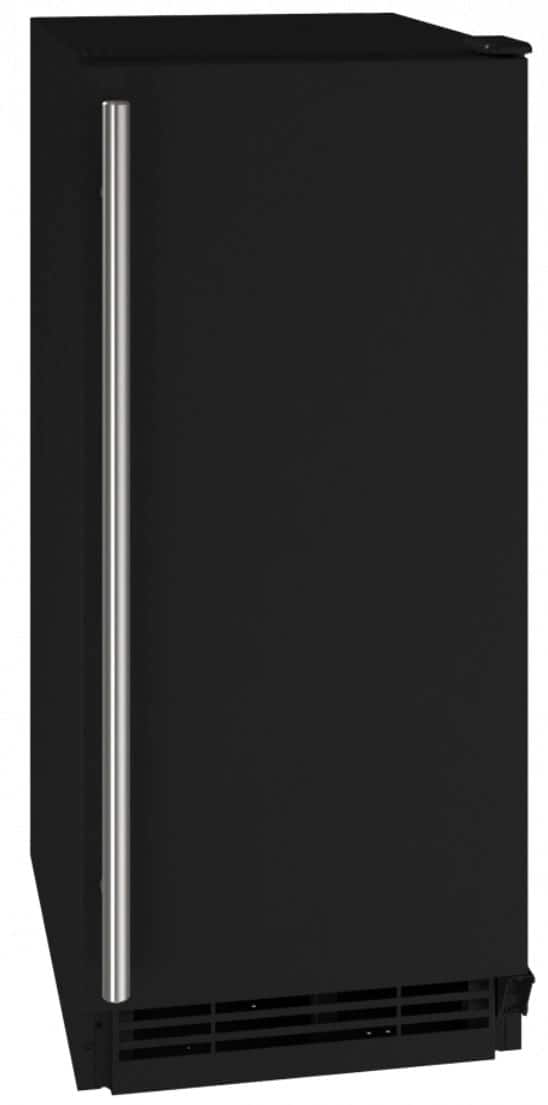 Alt View 11. U-Line - 15” Crescent Ice Maker - Black.