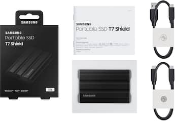 Samsung T7 Shield 2TB External USB 3.2 Gen 2 Rugged SSD IP65 Water Samsung T7 Shield 2TB External USB 3.2 Gen 2 Rugged SSD IP65 Water