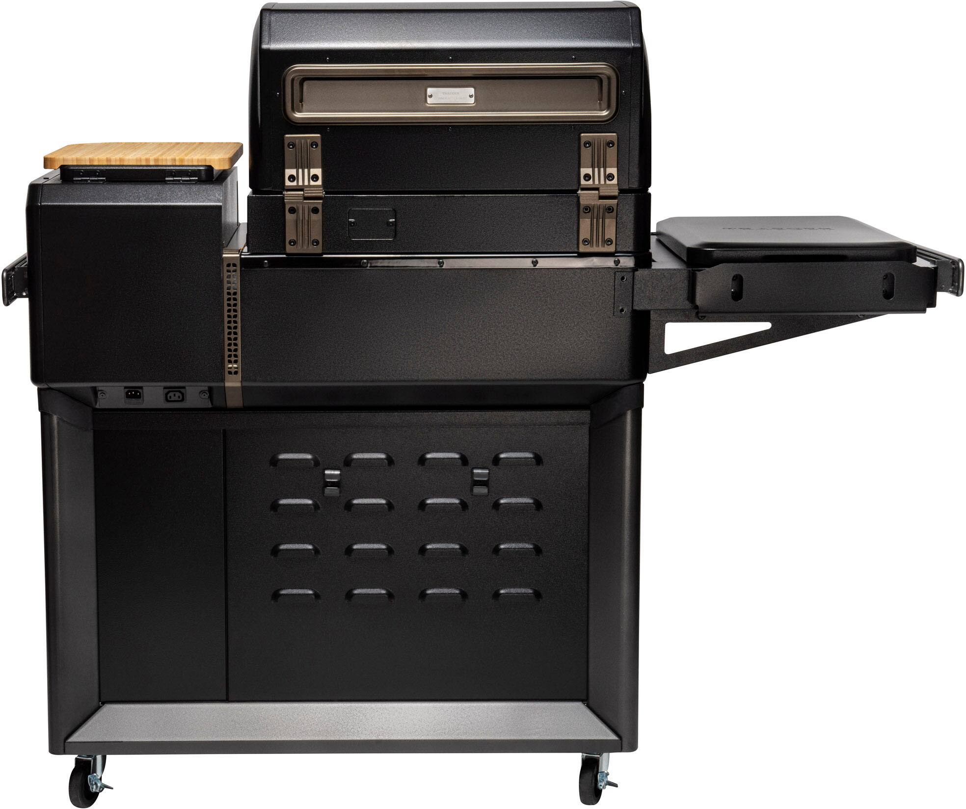 Alt View 14. Traeger Grills - Timberline Wood Pellet Grill - Black.