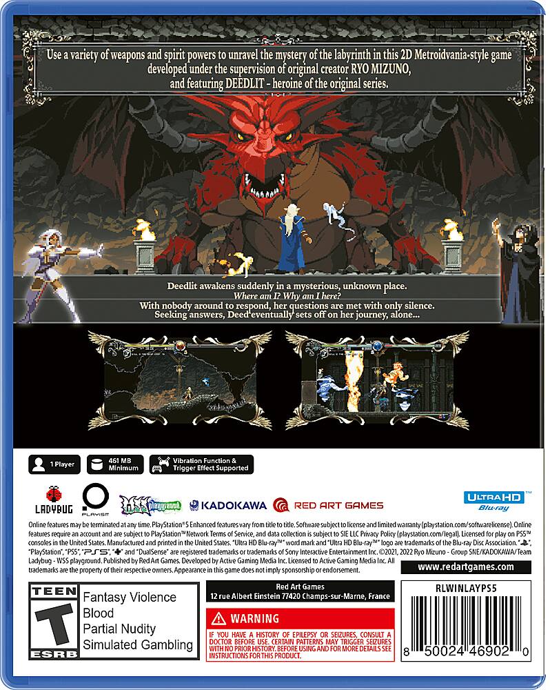 Back View: Record of Lodoss War: Deedlit in Wonder Labyrinth, Red Art Games, PlayStation 5