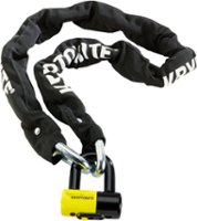Kryptonite - New York Fahgettaboudit 1410 Chain 39" (14mm x 100cm) - Black and Yellow - Front_Zoom