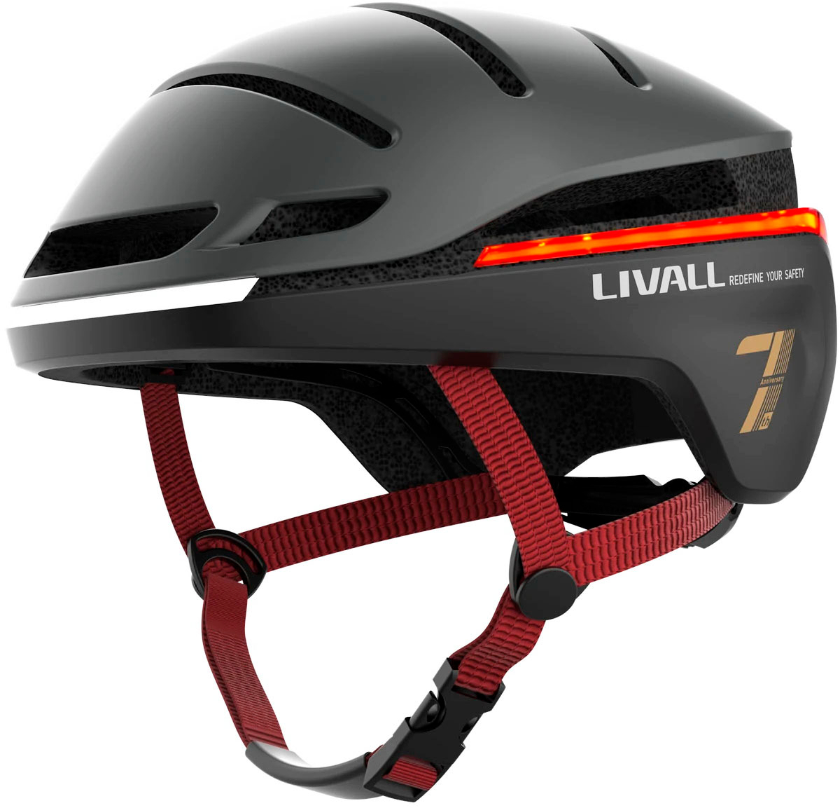 LIVALL EVO21 LED Lighted Bike Helmet Black EVO21-MB