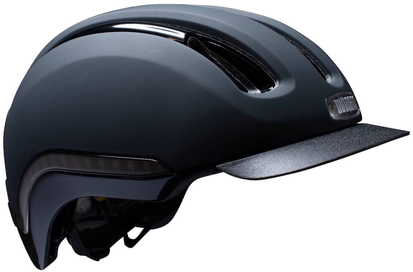 Casque De Vélo Nutcase Vio-Blanco Avec Éclairage LED 360° - Taille L/XL - Sécurité Et Visibilité Nocturne