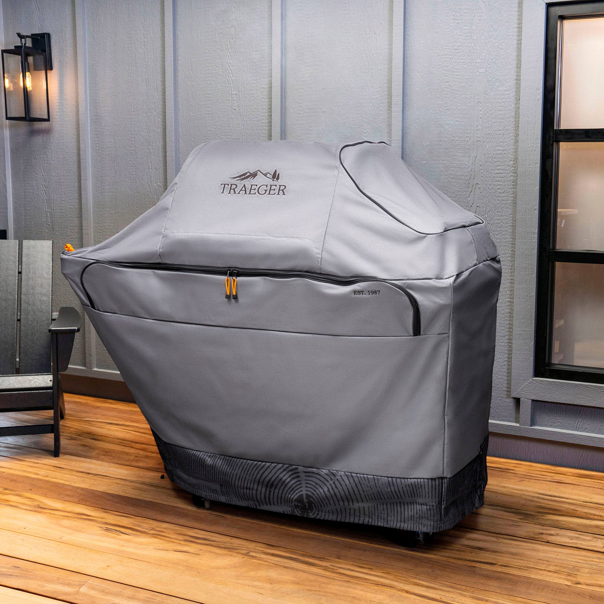 Alt View 15. Traeger Grills - Traeger Timberline Full-Length Grill Cover - Black.