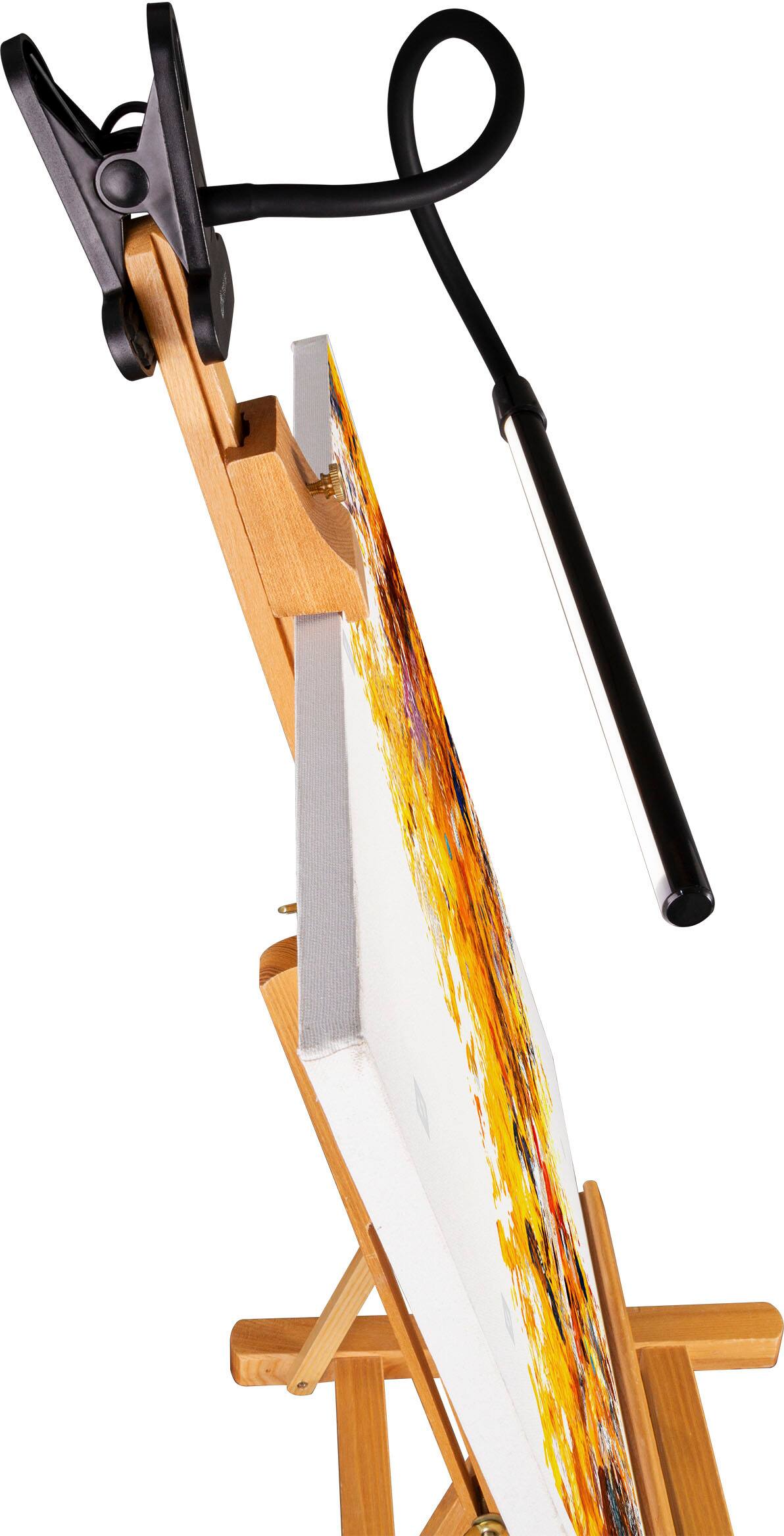 Alt View 11. OttLite - Clip-On Flexible LED Lamp - Black.