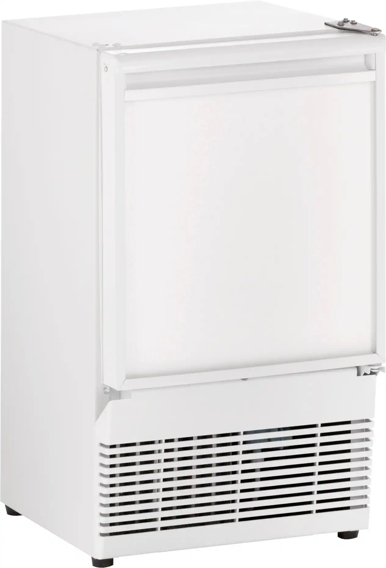 Angle. U-Line - U-Line 14"W. Freestanding/Built-In 23lb. Daily Produciton Crescent Ice Maker - White.