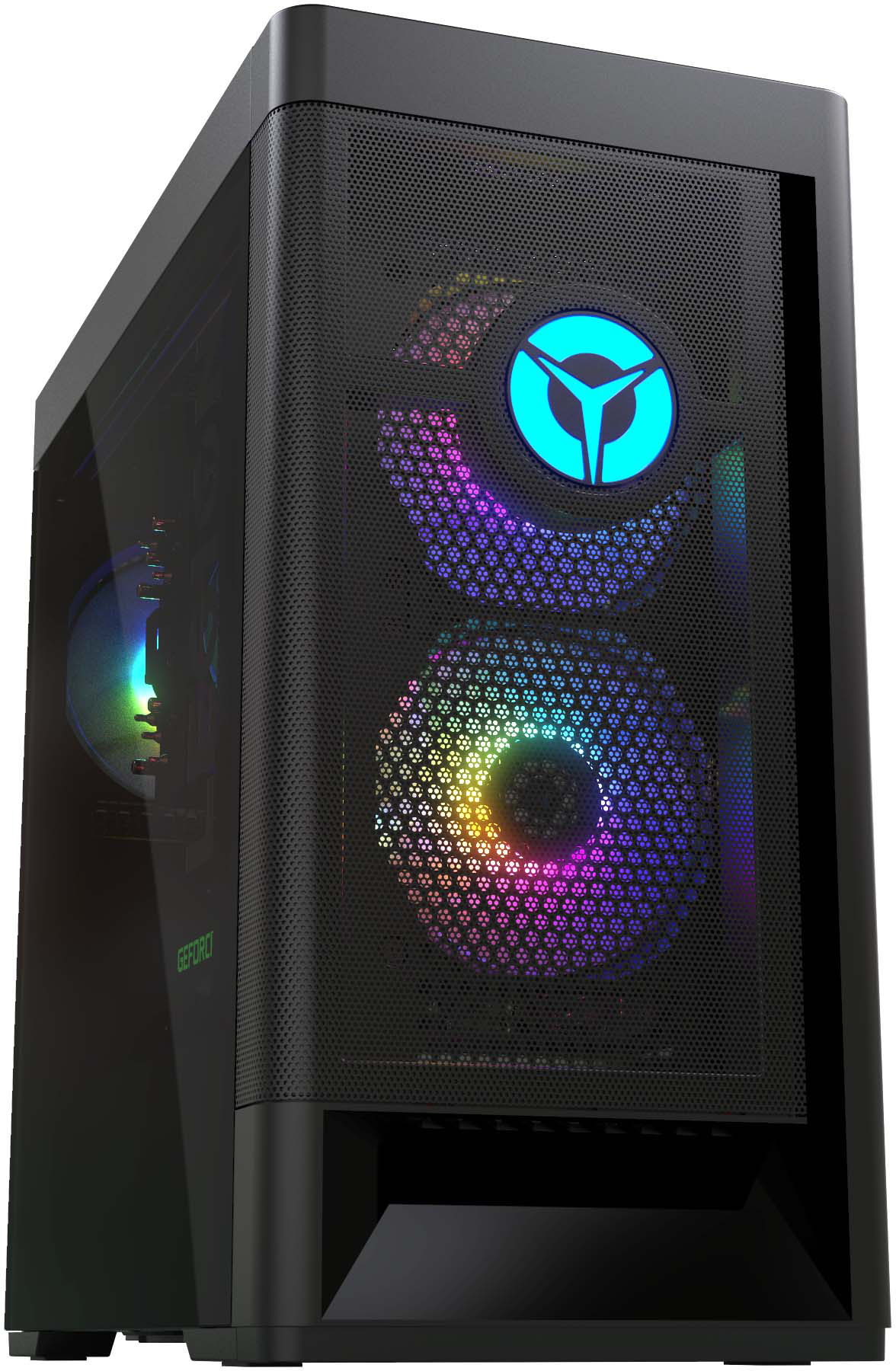 Lenovo - Legion Tower 5 AMD Gaming Desktop - AMD Ryzen 5-5600G - 8GB Memory - AMD Radeon RX 6500XT - 512GB SSD - Raven Black