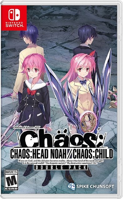 Front Zoom. Chaos;Head Noah / Chaos;Child Double Pack Steelbook Launch Edition - Nintendo Switch.