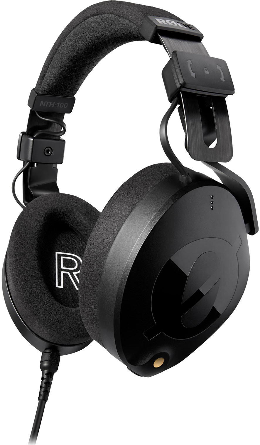 Left View: RØDE - NTH-100 Professional Over-Ear Headphones - Black