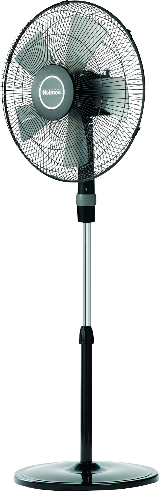 Angle View: Holmes - 16 in. Oscillating Stand Fan - Black