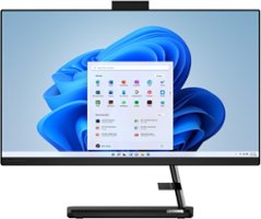 Lenovo - IdeaCentre AIO 3i 24" All-In-One - Intel Core i3 - 8GB Memory - 256GB Solid State Drive - Black - Front_Zoom