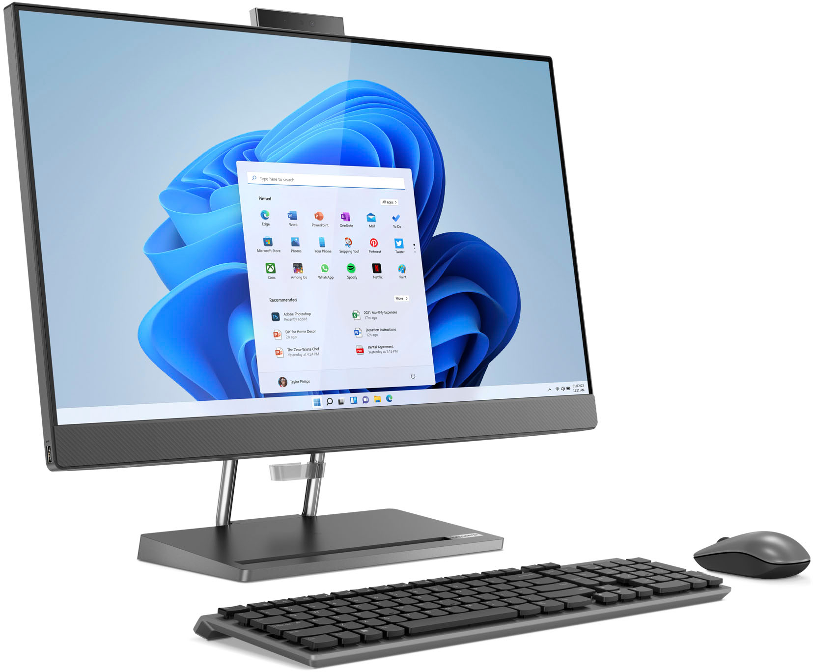 Best Buy: Lenovo IdeaCentre AIO Gray Core Intel All-In-One 27\