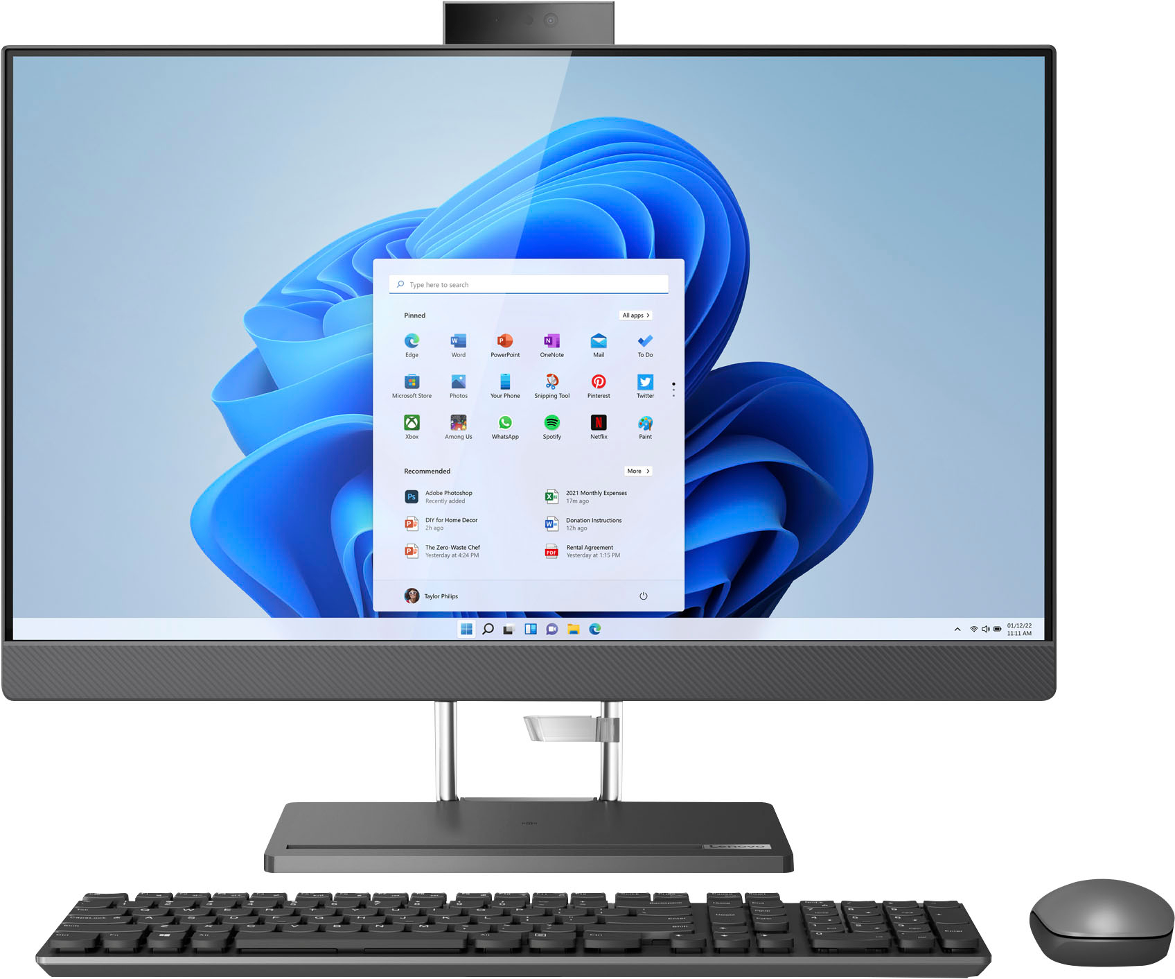 Lenovo IdeaCentre AIO 27" Touch-Screen All-In-One Intel Core i5 512GB Solid State Drive Storm Grey F0GQ0000US - Best Buy