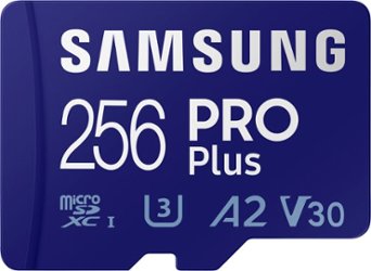 Samsung - PRO Plus 256GB microSDXC UHS-I Memory Card with Reader - Front_Zoom