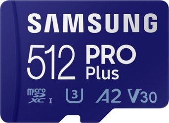 Samsung - PRO Plus 512GB microSDXC UHS-I Memory Card with Reader - Front_Zoom