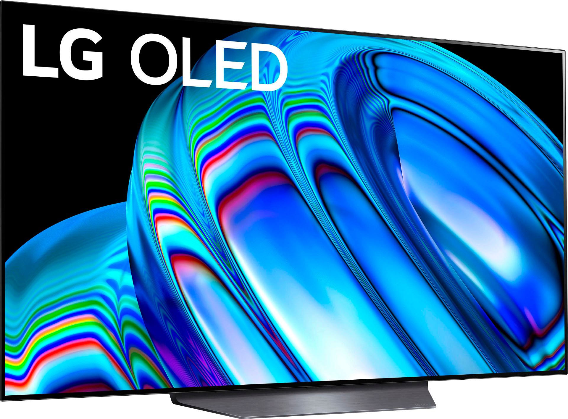 Left View: LG 55" Class 4K UHD OLED Web OS Smart TV with Dolby Vision B2 Series OLED55B2PUA