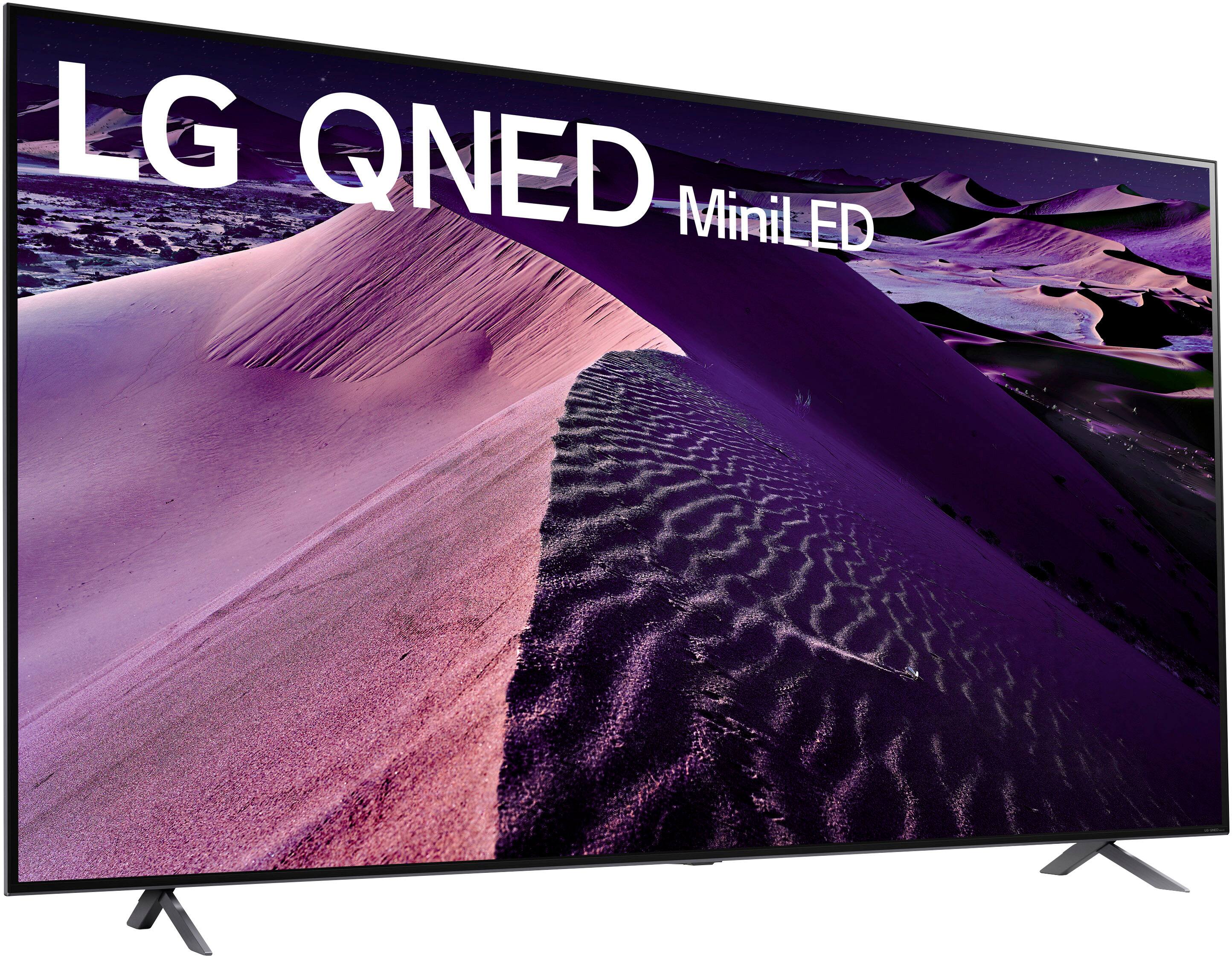 Left. LG - 86" Class 85 Series QNED Mini-LED 4K UHD Smart webOS TV - Grey.