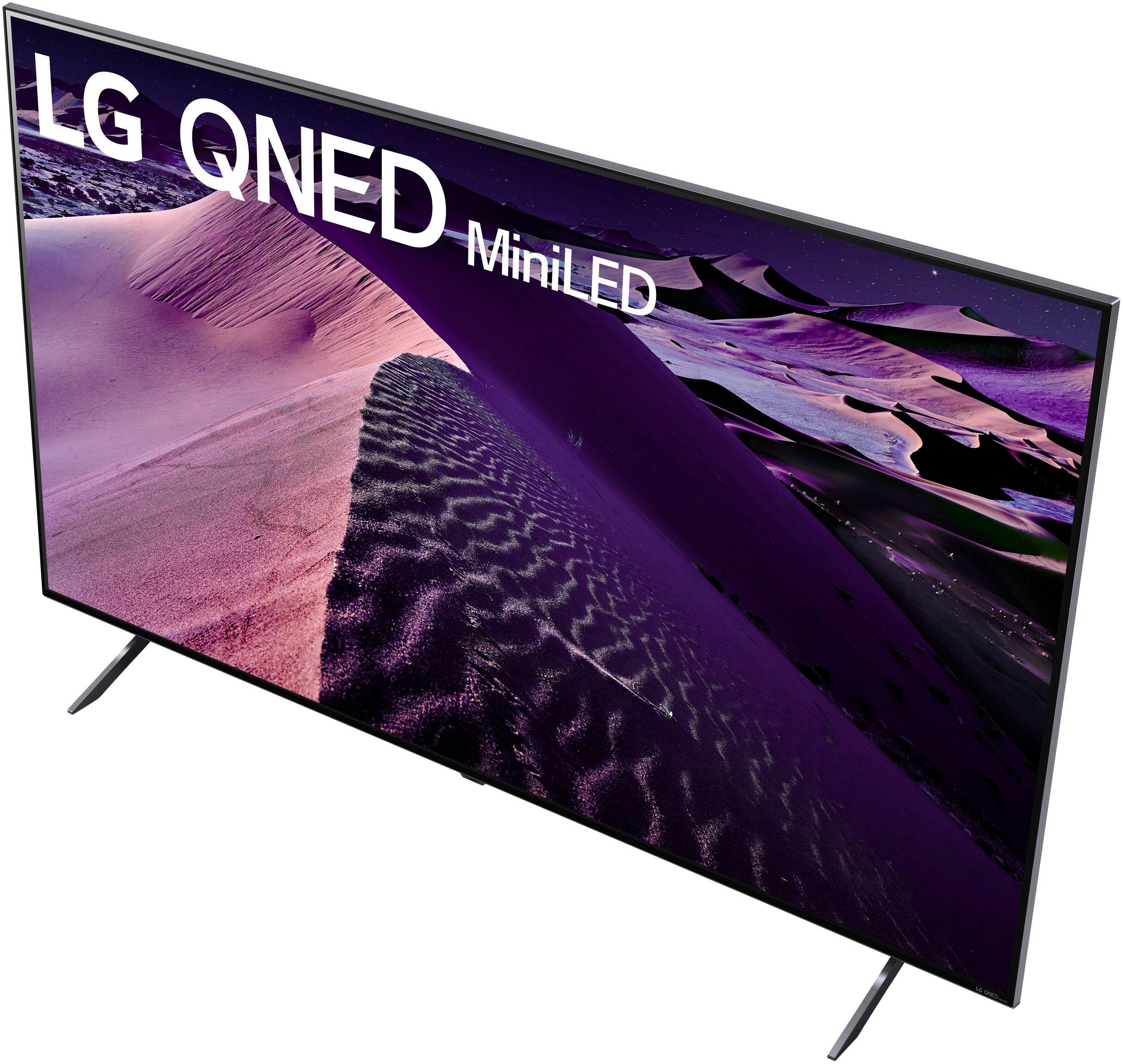 Alt View 3. LG - 55" Class 85 Series QNED Mini-LED 4K UHD Smart webOS TV - Grey.