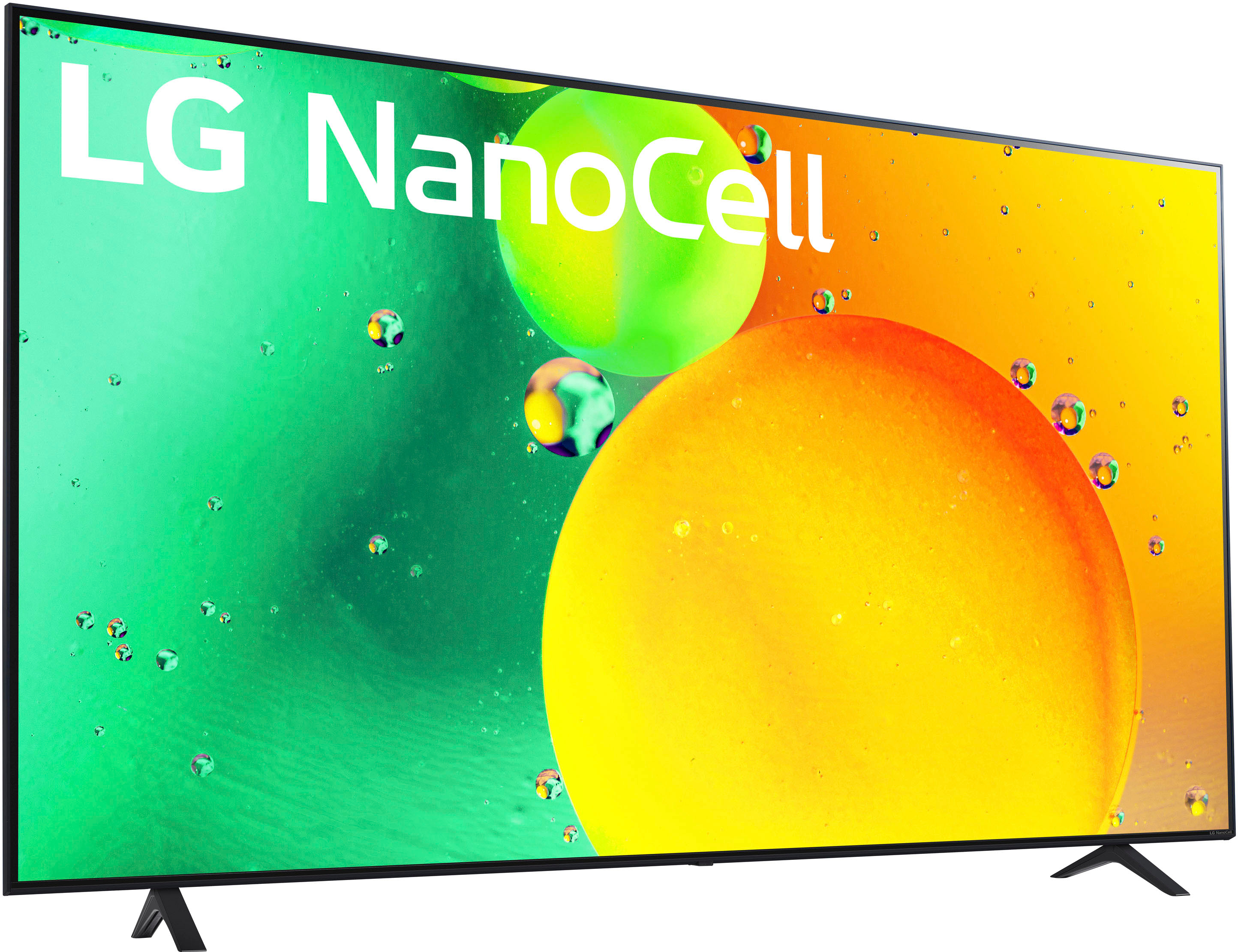 Back View: LG - 75" Class NanoCell 75UQA Series LED 4K UHD Smart webOS TV