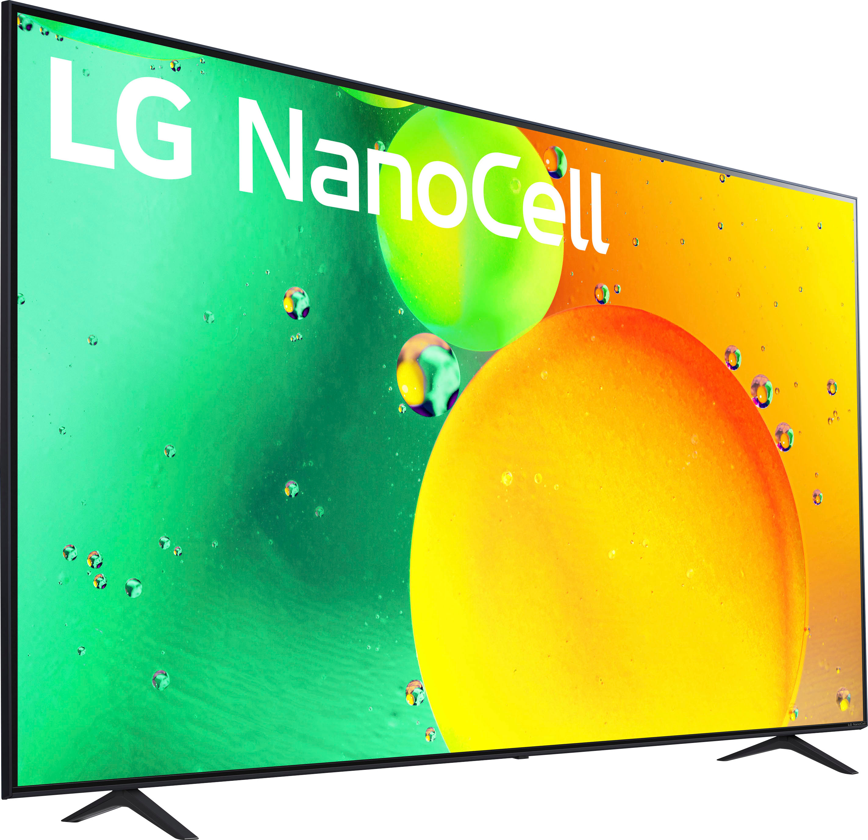 Left View: LG - 75" Class NanoCell 75UQA Series LED 4K UHD Smart webOS TV