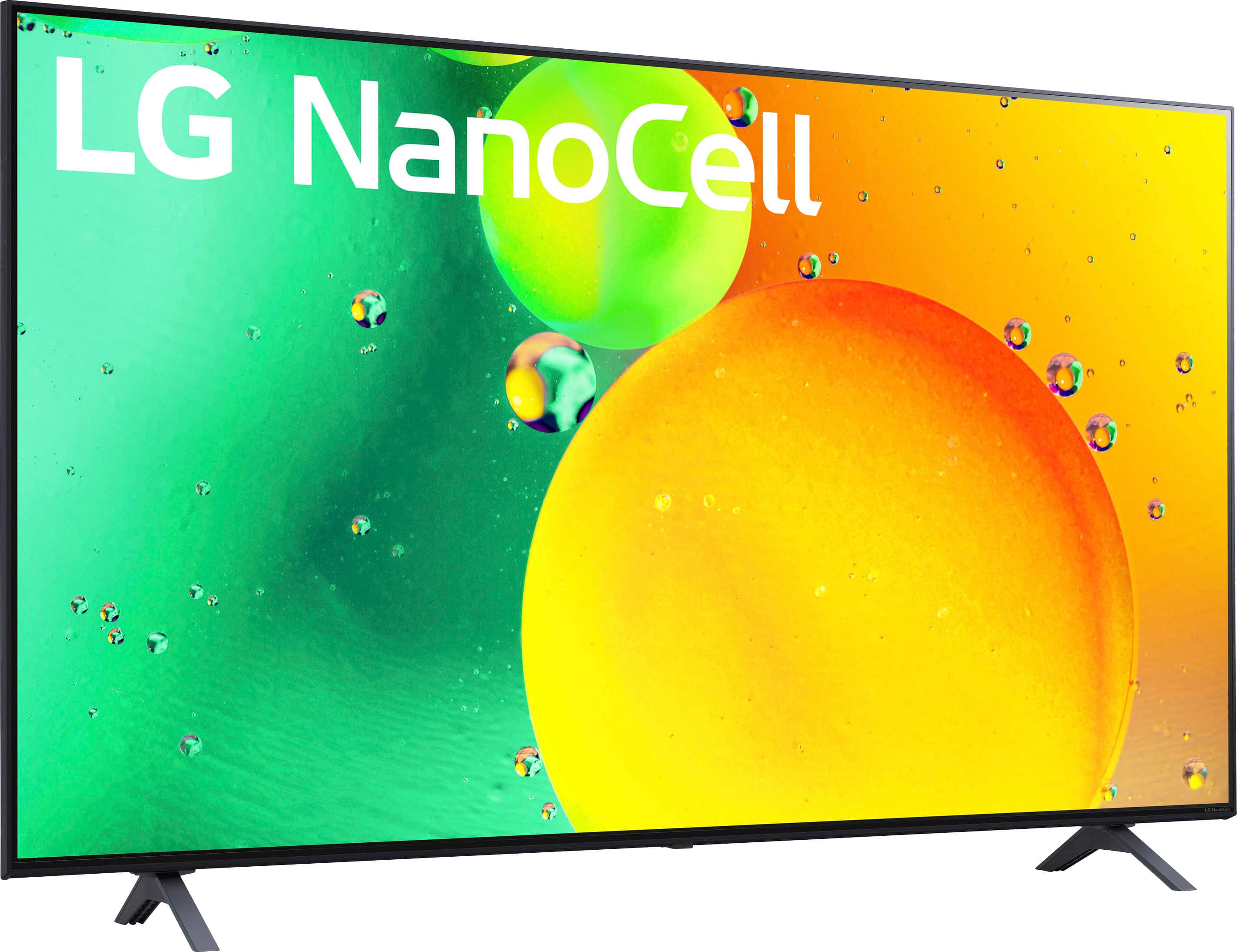 Back. LG - 65" Class NanoCell 75UQA Series LED 4K UHD Smart webOS TV - Black.