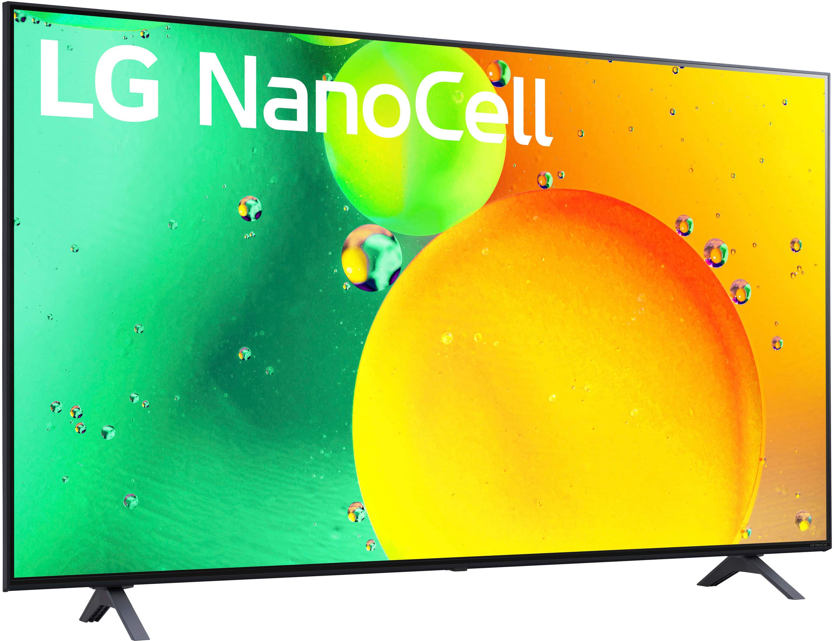 Back. LG - 55" Class NanoCell 75UQA Series LED 4K UHD Smart webOS TV - Black.