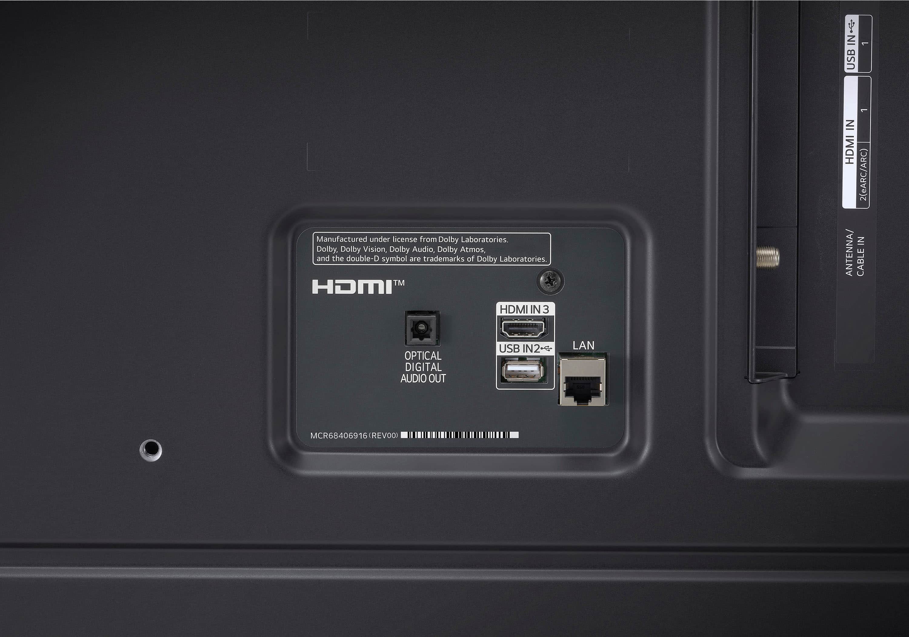 Alt View 14. LG - 55" Class NanoCell 75UQA Series LED 4K UHD Smart webOS TV - Black.