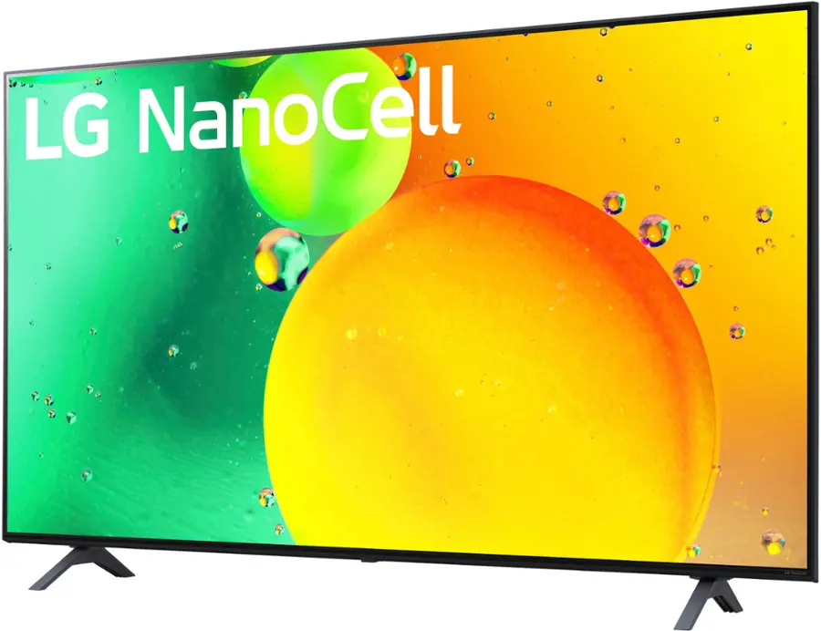 Alt View 1. LG - 55" Class NanoCell 75UQA Series LED 4K UHD Smart webOS TV - Black.