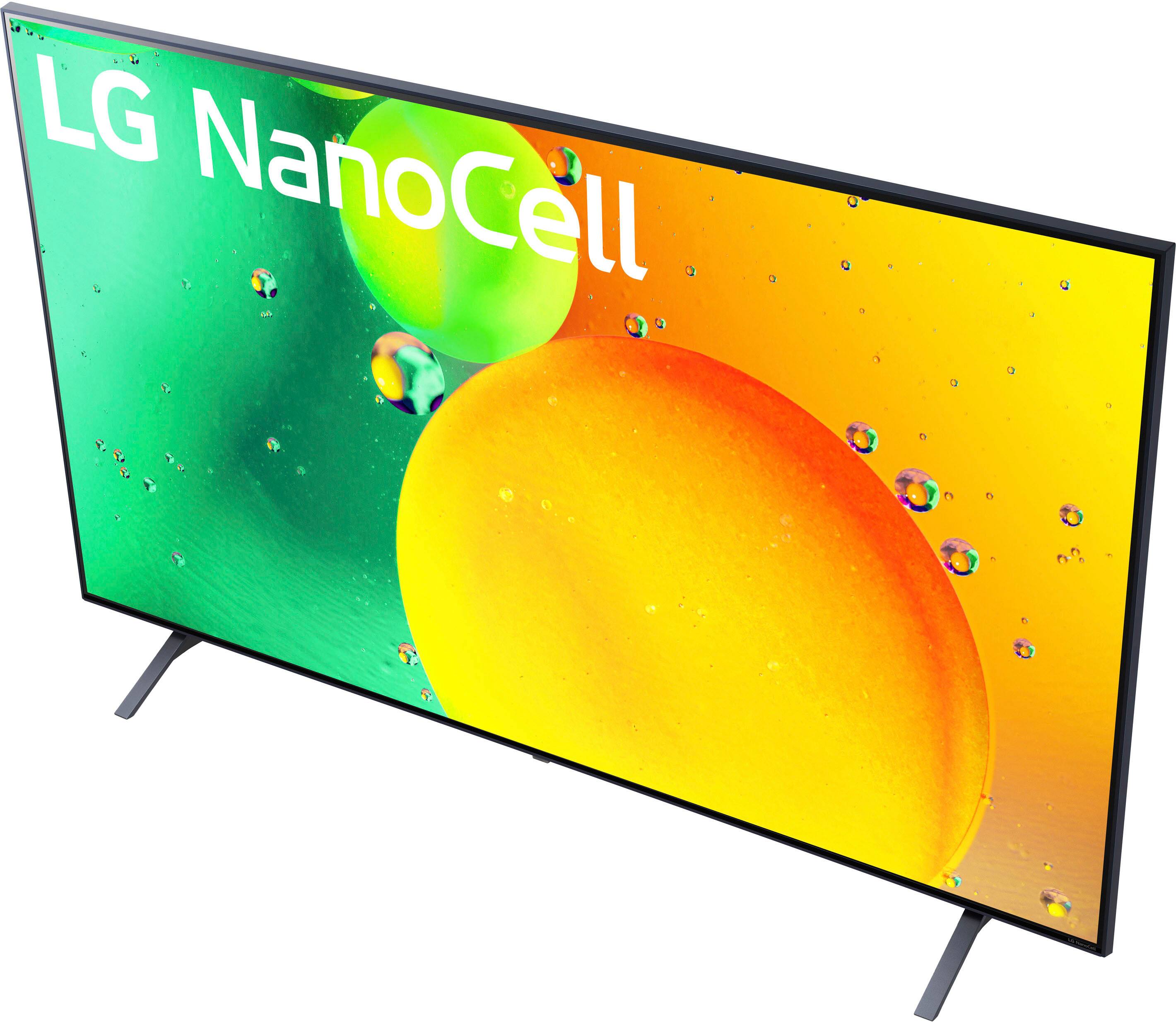 Alt View 3. LG - 55" Class NanoCell 75UQA Series LED 4K UHD Smart webOS TV - Black.