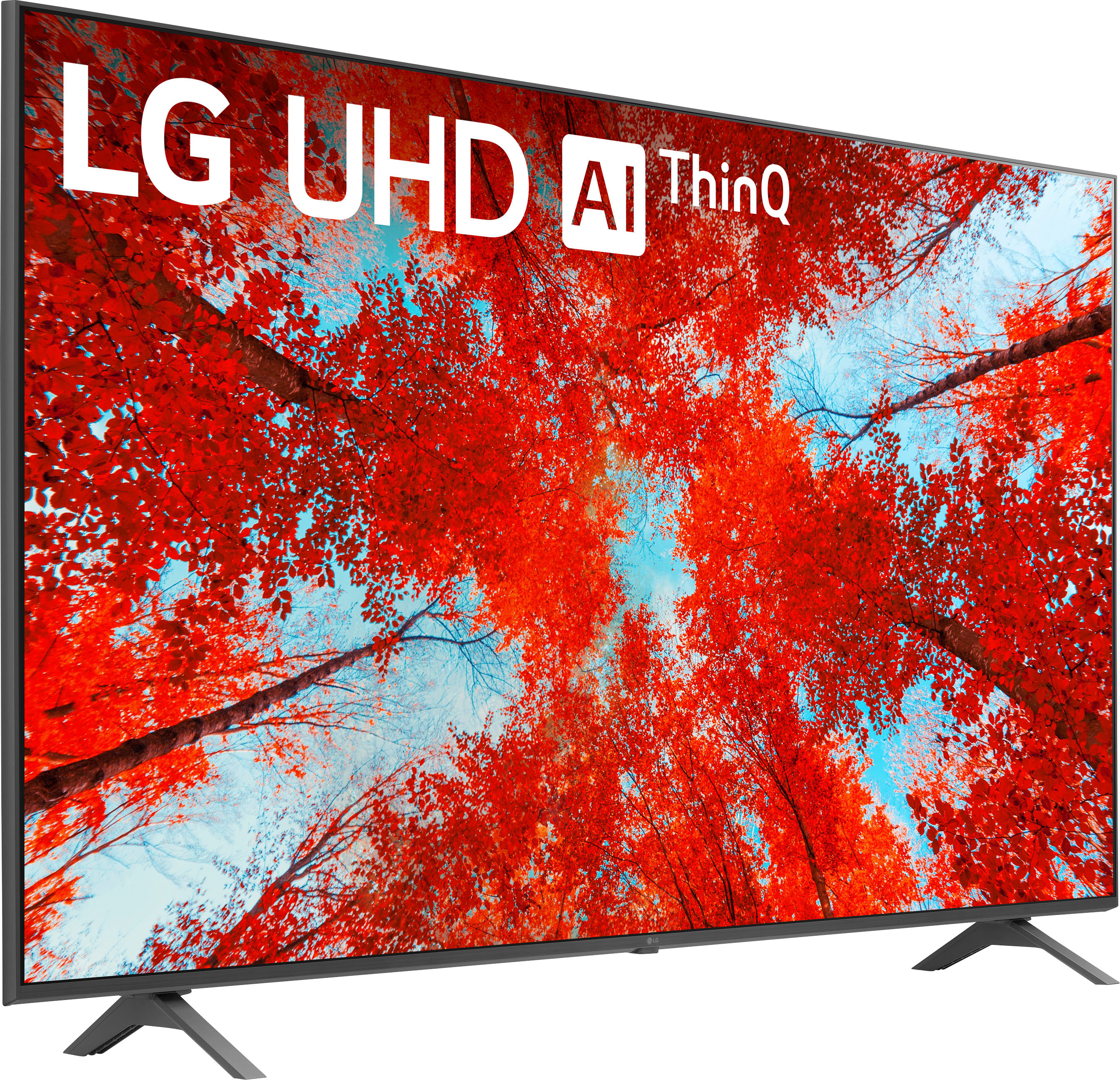 Left View: LG - 55” Class UQ9000 Series LED 4K UHD Smart webOS TV