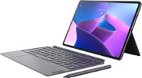 Front Zoom. Lenovo - Tab P12 Pro - 12.6" - Tablet - 8GB - 256GB - with Keyboard - Storm Gray.