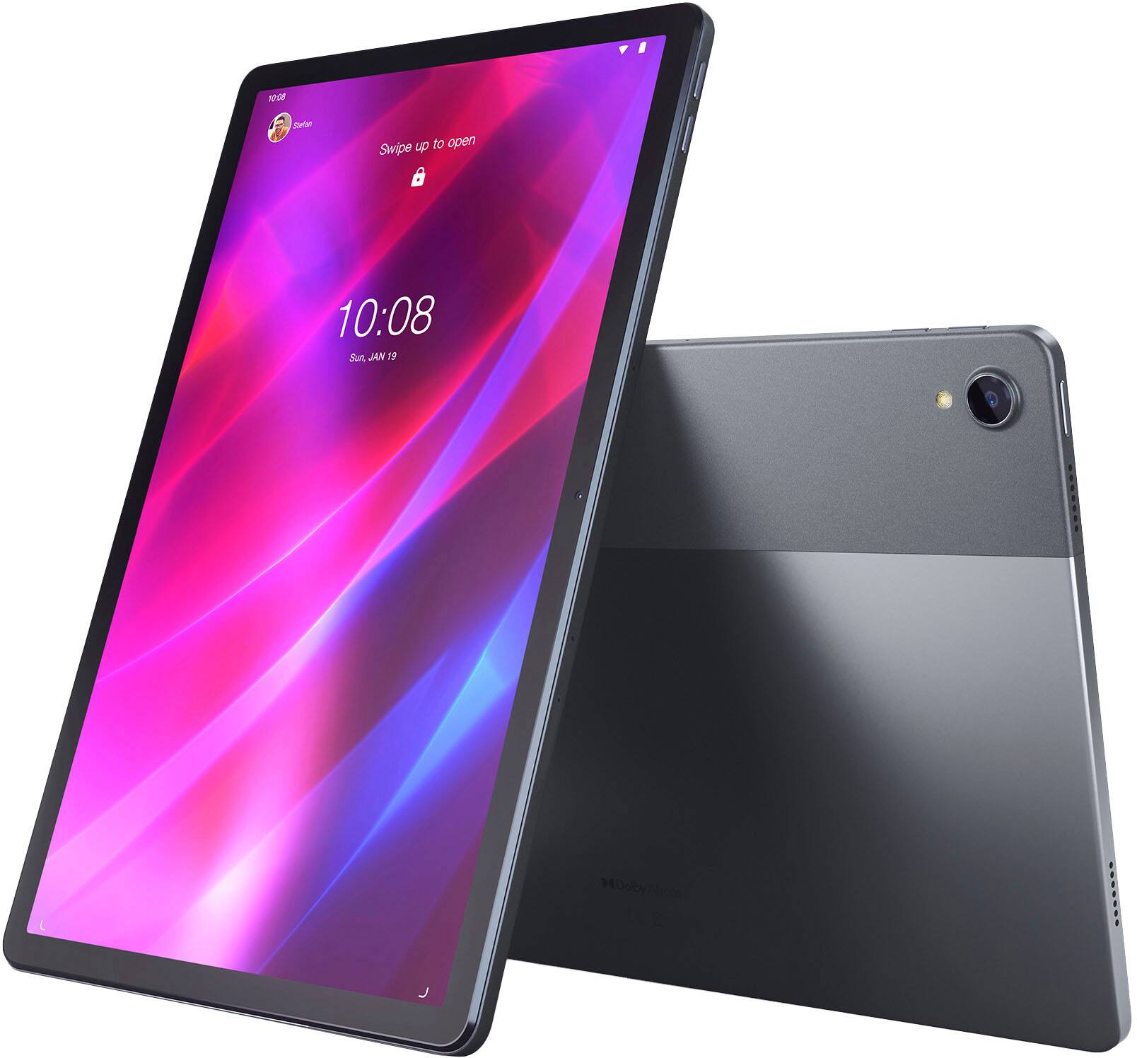 Left. Lenovo - Tab P11 Plus - 11" - Tablet - 128GB - Slate Grey.