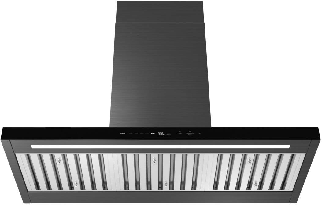 Alt View 11. Dacor - 48" Externally Vented Chimney Range Hood with AutoConnect™ - Graphite Steel.