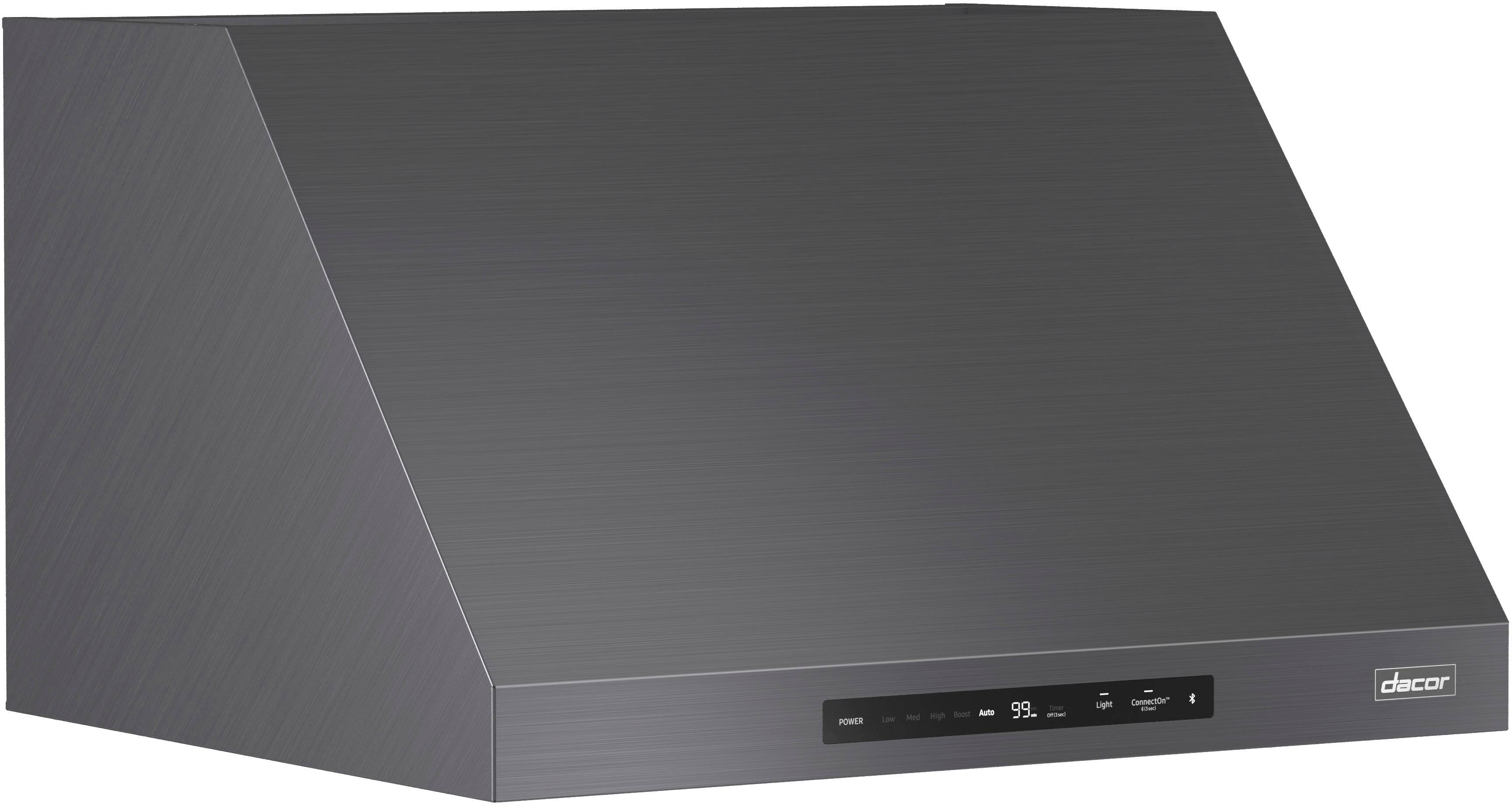 Alt View 11. Dacor - 30" Externally Vented Canopy Range Hood with AutoConnect™ - Graphite Steel.