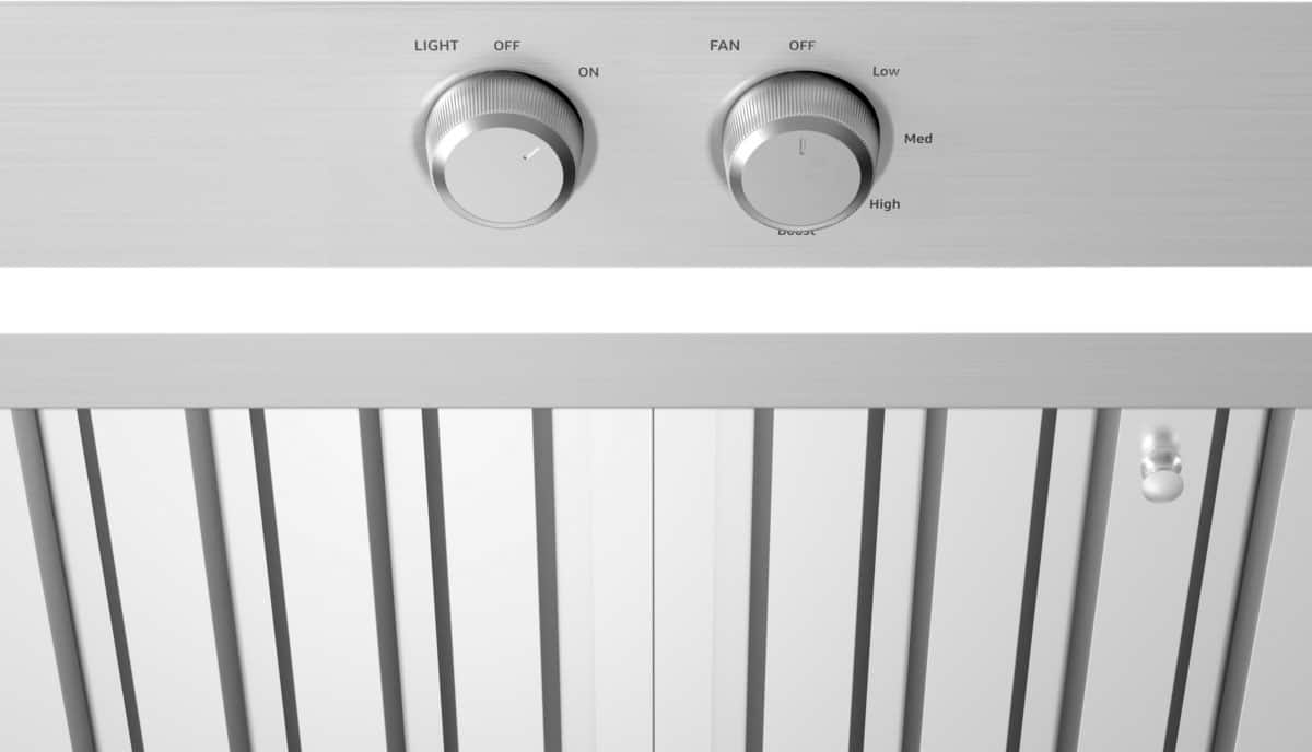 Alt View 11. Dacor - 30" Externally Vented Range Hood Liner with Auto-On Heat Sensors - Silver Stainless.