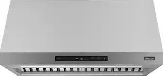 Dacor - 36 inches - Externally Vented - Wall Range Hood - Silver Stainless Steel