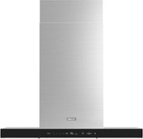 Dacor - 36" Externally Vented Chimney Range Hood with AutoConnect™ - Silver Stainless Steel - Front_Zoom