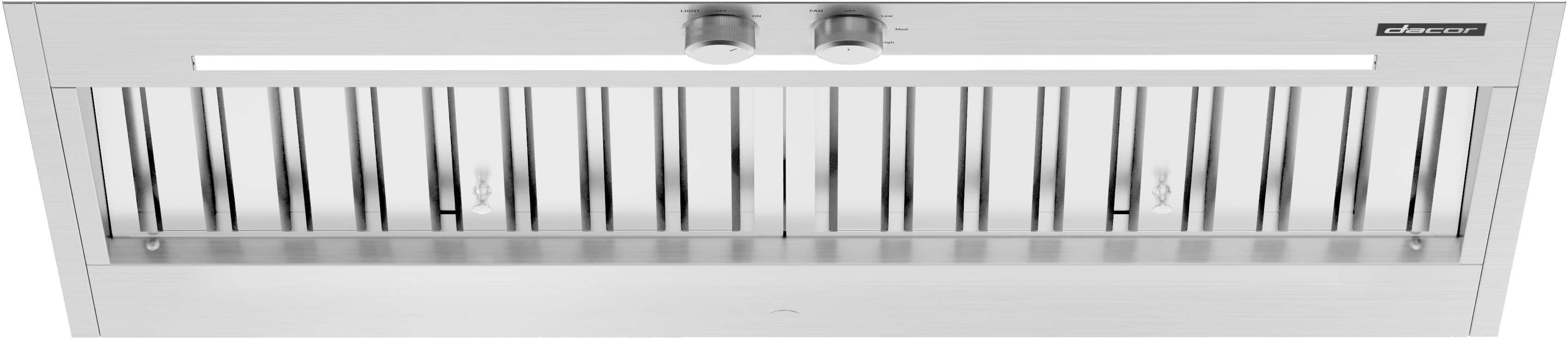 Dacor - 36 inches - Externally Vented - Wall Range Hood - Silver Stainless Steel - Front_Zoom