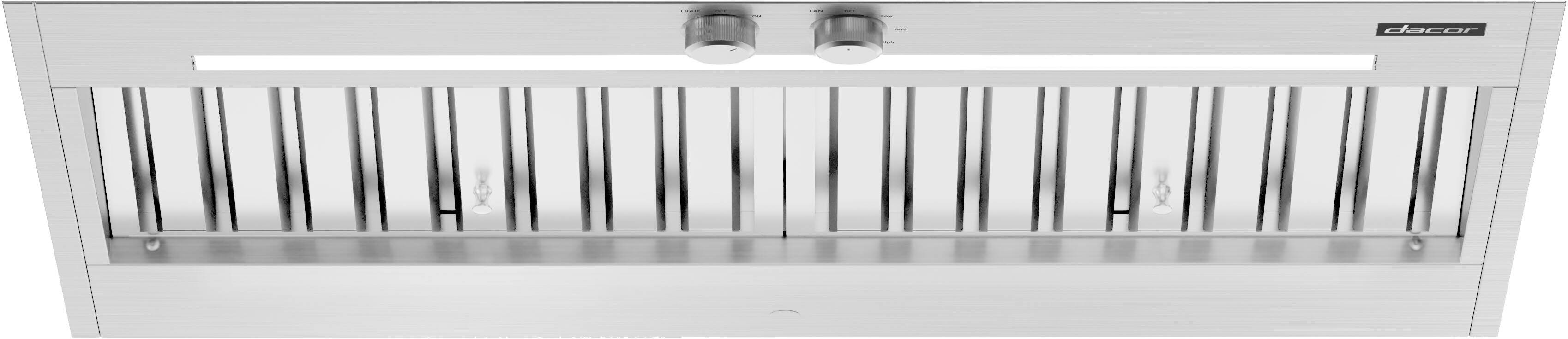 Dacor - 36 inches - Externally Vented - Wall Range Hood - Silver Stainless Steel