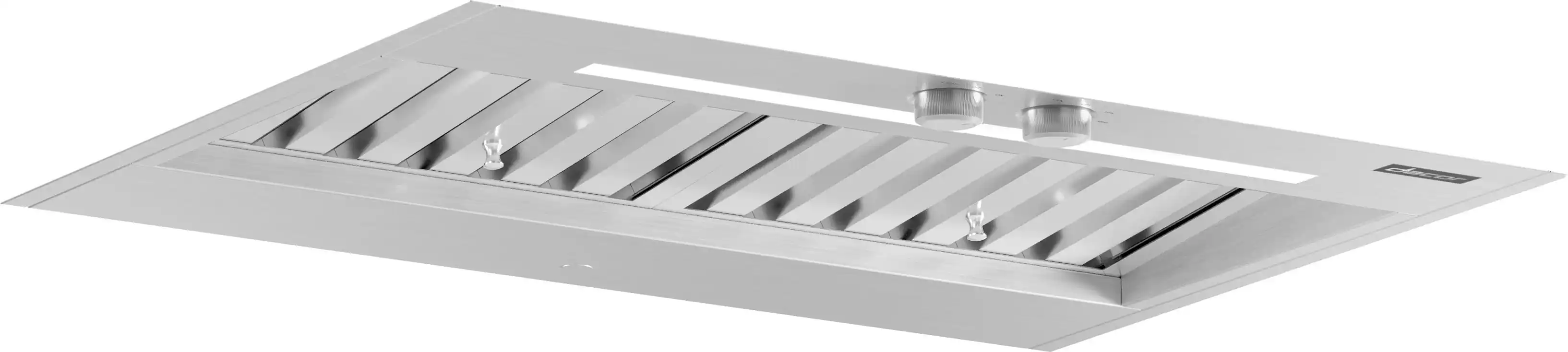 Alt View 11. Dacor - 36" Externally Vented Range Hood Liner with Auto-On Heat Sensors - Silver Stainless.