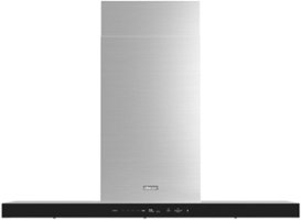 Dacor - 48" Externally Vented Chimney Range Hood with AutoConnect™ - Silver Stainless Steel - Front_Zoom